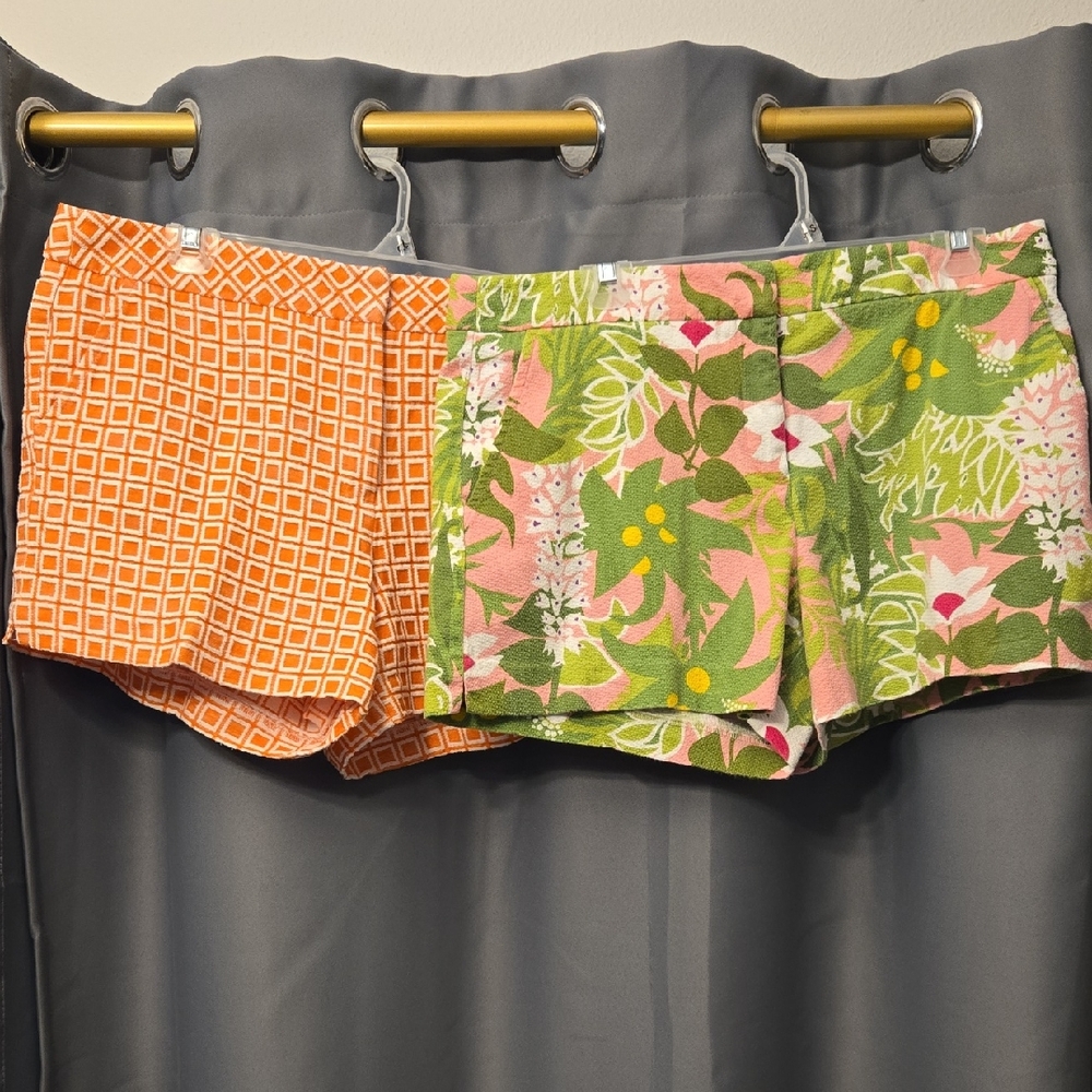Two Pair Trina Turk Corbin Shorts Sz 14